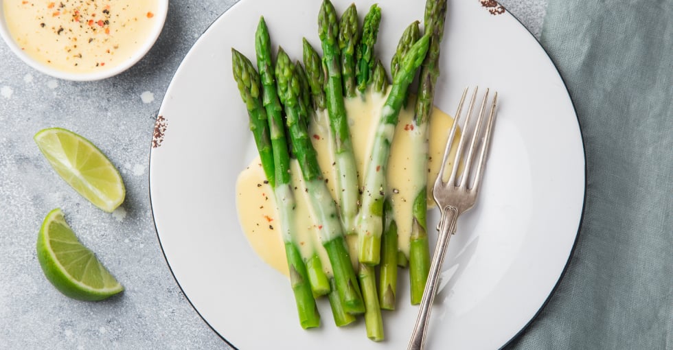 sauce avec asperge